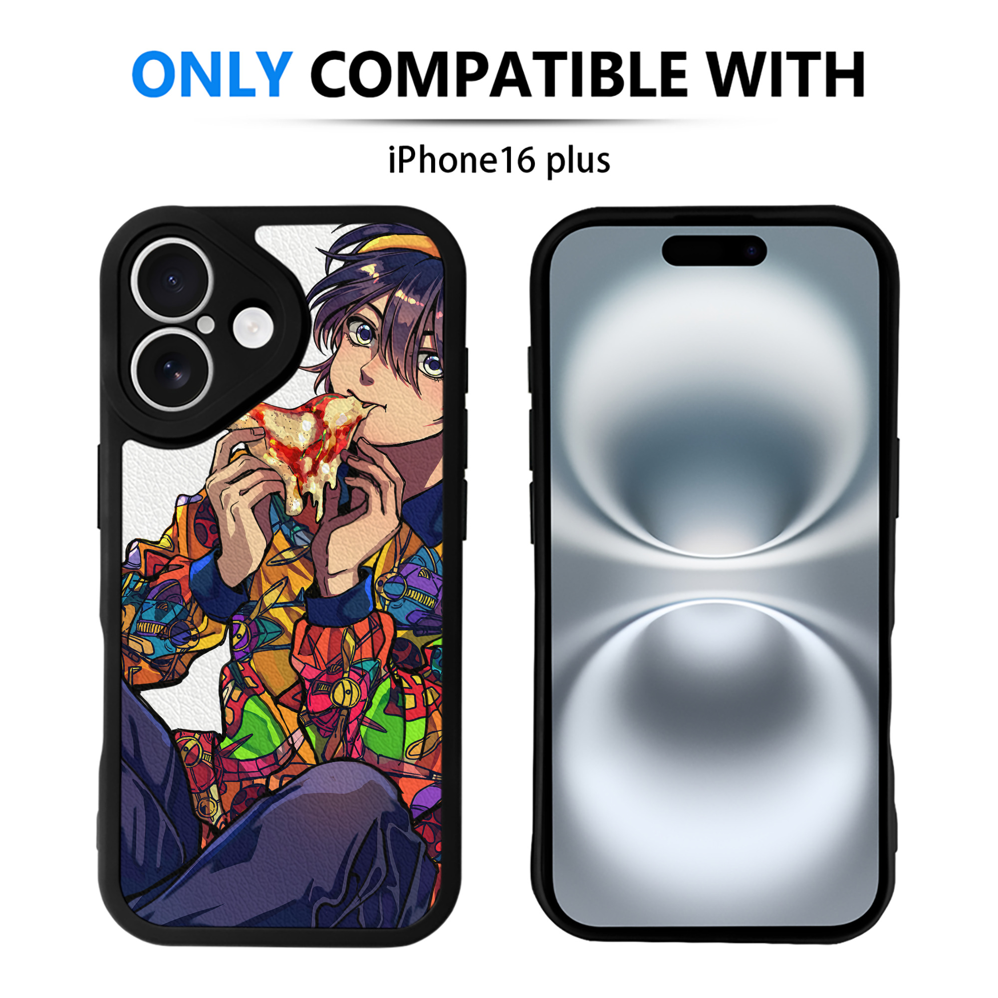 （画像用） ジョジョの奇妙な冒険 JoJo's Bizarre Adventure 【iPhone 16シリーズ対応】シリコンスマホケース（レザー調） 材質：シリコン